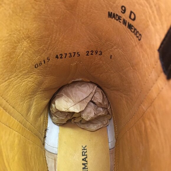 Old Gringo Amarillo 10” MK2293-1 Black Smooth Ostrich Cowboy Boots Mens 9 D - Picture 4 of 12